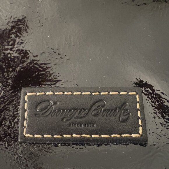 Dooney & Bourke Black Patten-Leather Florentine Wristlet with Bag Charm  NWOT - Picture 2 of 12